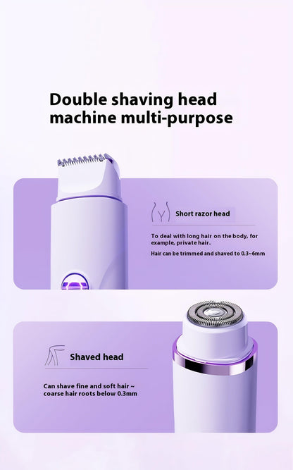 Women's Double-Headed Shaver/Trimmer for Body Parts - Cutetsy