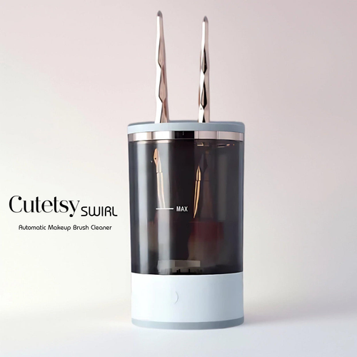 CutetsySwirl™ - Automatic Makeup Brush Cleaner