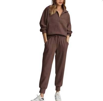 The Harper Half-Zip Lounge Set