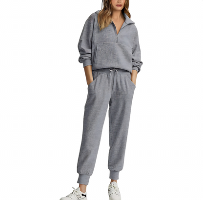 The Harper Half-Zip Lounge Set