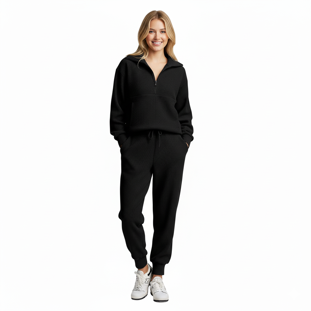 The Harper Half-Zip Lounge Set