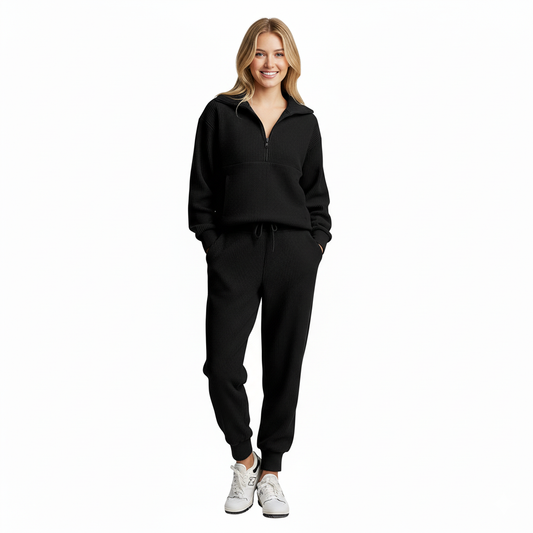 The Harper Half-Zip Lounge Set
